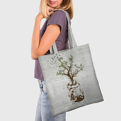 Сумка-шопер Three Days Grace: Tree, цвет: 3D-принт — фото 2