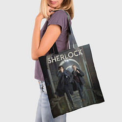 Сумка-шопер Sherlock Break, цвет: 3D-принт — фото 2