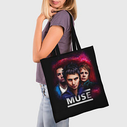 Сумка-шопер Muse Band, цвет: 3D-принт — фото 2