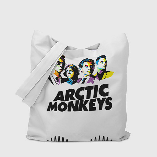 Сумка-шоппер Arctic Monkeys: Music Wave / 3D-принт – фото 1