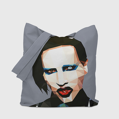Сумка-шоппер Mаrilyn Manson Art / 3D-принт – фото 1