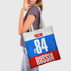Сумка-шопер Russia: from 84, цвет: 3D-принт — фото 2