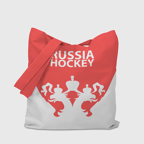 Сумка-шоппер Russia Hockey / 3D-принт – фото 1