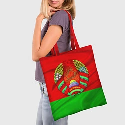 Сумка-шопер Белорусский герб, цвет: 3D-принт — фото 2