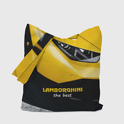 Сумка-шопер Lamborghini the best, цвет: 3D-принт