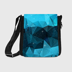 Сумка на плечо PolyBlue Star, цвет: 3D-принт