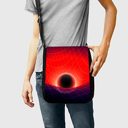 Сумка на плечо Неоновая сфера, цвет: 3D-принт — фото 2