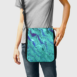 Сумка на плечо Мраморные разводы, цвет: 3D-принт — фото 2