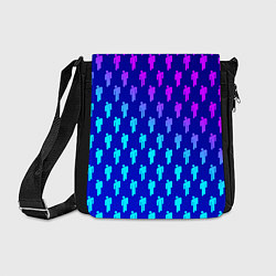 Сумка на плечо Billie Eilish: Violet Pattern, цвет: 3D-принт