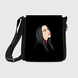 Сумка на плечо Billie Eilish: Black Style, цвет: 3D-принт