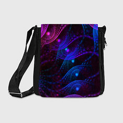 Сумка на плечо NEON FRACTAL, цвет: 3D-принт