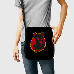 Сумка на плечо Wolf Logo, цвет: 3D-принт — фото 2