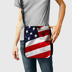 Сумка на плечо США USA, цвет: 3D-принт — фото 2