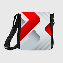 Сумка на плечо 3D SPORT STYLE RED WHITE, цвет: 3D-принт