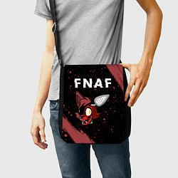 Сумка на плечо FIVE NIGHTS AT FREDDYS - ФОКСИ Краска, цвет: 3D-принт — фото 2