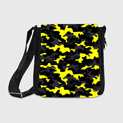 Сумка на плечо Black Camo, цвет: 3D-принт