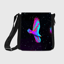 Сумка на плечо Eagle Space Neon, цвет: 3D-принт