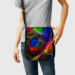 Сумка на плечо Абстрактная мультивселенная паттерн Abstraction, цвет: 3D-принт — фото 2