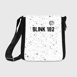 Сумка на плечо Blink 182 Glitch на светлом фоне, цвет: 3D-принт