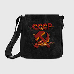 Сумка на плечо Серп и молот символ СССР, цвет: 3D-принт