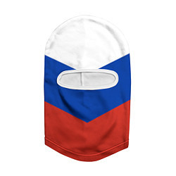 Балаклава Российский триколор, цвет: 3D-белый — фото 2