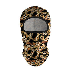 Балаклава Versace Леопардовая текстура, цвет: 3D-черный