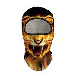 Балаклава Тигр В Пламени, цвет: 3D-черный