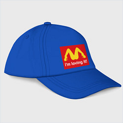 Бейсболка Im lovin it!, цвет: синий