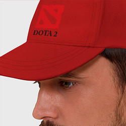 Бейсболка Dota 2: Logo, цвет: красный — фото 2