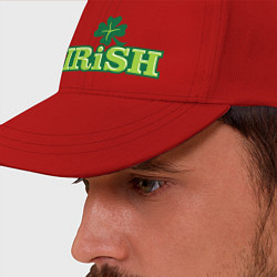 Бейсболка Ирландия, цвет: красный — фото 2