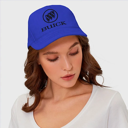 Бейсболка Buick logo / Синий – фото 3