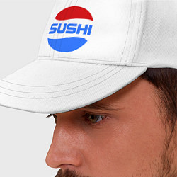 Бейсболка Sushi Pepsi, цвет: белый — фото 2