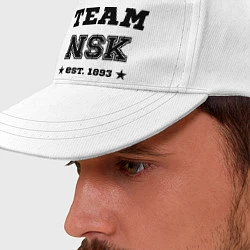 Бейсболка Team NSK est. 1893, цвет: белый — фото 2