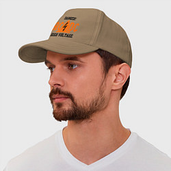 Бейсболка AC/DC: High Voltage, цвет: миндальный — фото 2