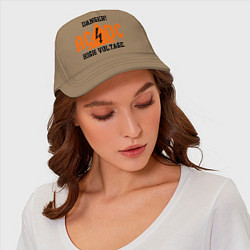 Бейсболка AC/DC: High Voltage, цвет: миндальный — фото 2