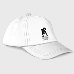 Бейсболка Russian Black Hockey, цвет: белый