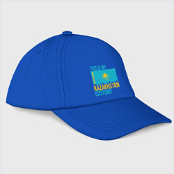 Бейсболка Казахстанскйи костюм, цвет: синий