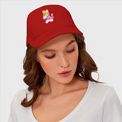 Бейсболка Принцесса Персик - кошка Super Mario 3D Land, цвет: красный — фото 2