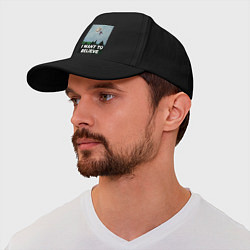 Бейсболка Neco Arc want to believe, цвет: черный — фото 2