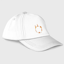 Бейсболка Dark Souls Знак тьмы, цвет: белый
