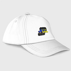 Бейсболка Ena vomit, цвет: белый