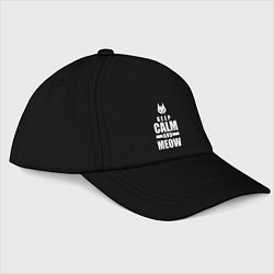 Бейсболка Stray - Keep Calm, цвет: черный