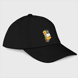 Бейсболка Cyber-Bart - Simpsons family, цвет: черный