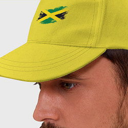 Бейсболка Jamaica Flag, цвет: желтый — фото 2
