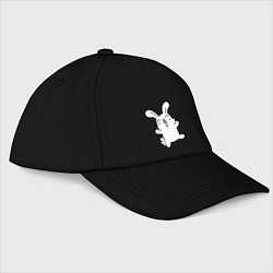 Бейсболка Happy Bunny, цвет: черный