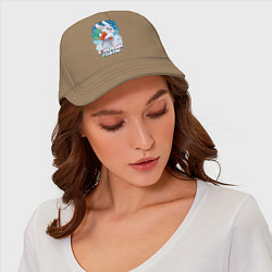 Бейсболка С Новым Годом 2023!, цвет: миндальный — фото 2