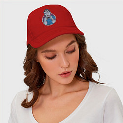 Бейсболка Зомби геймер, цвет: красный — фото 2