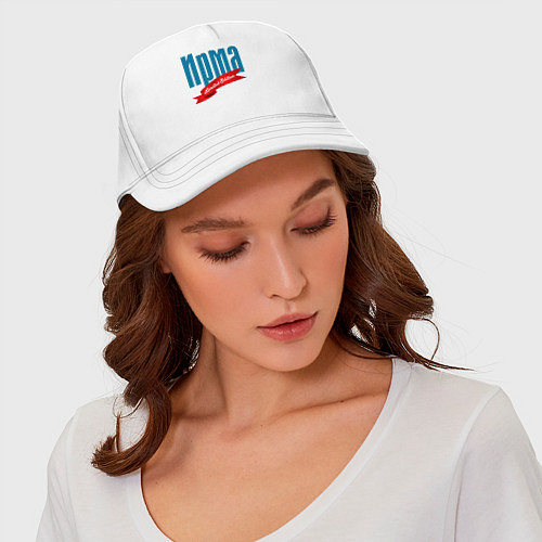 Бейсболка Ирма - limited edition / Белый – фото 4