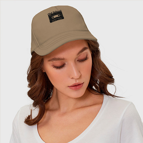 Бейсболка Old school music / Миндальный – фото 4