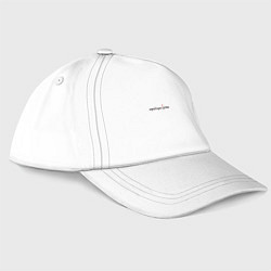 Бейсболка Городская суета, цвет: белый